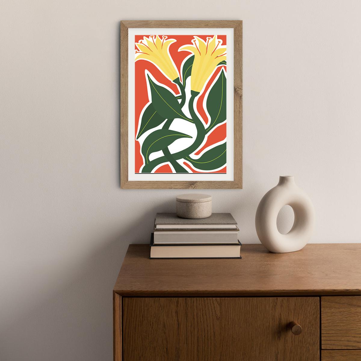 Never Let Me Go Art Print Oak Frame – image 4