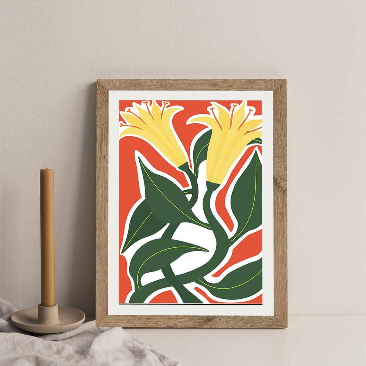 Never Let Me Go Art Print Oak Frame – image 6