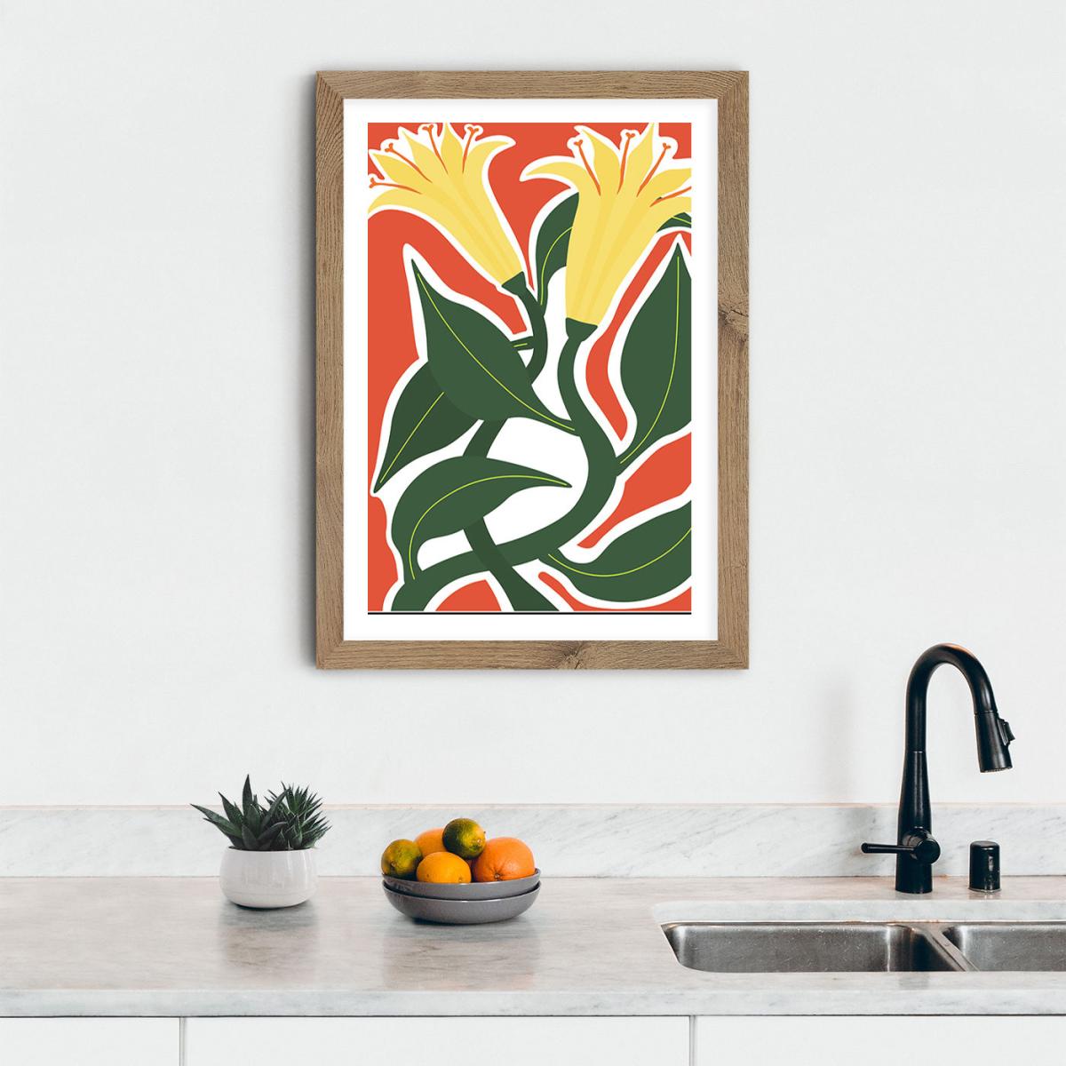 Never Let Me Go Art Print Oak Frame – image 9
