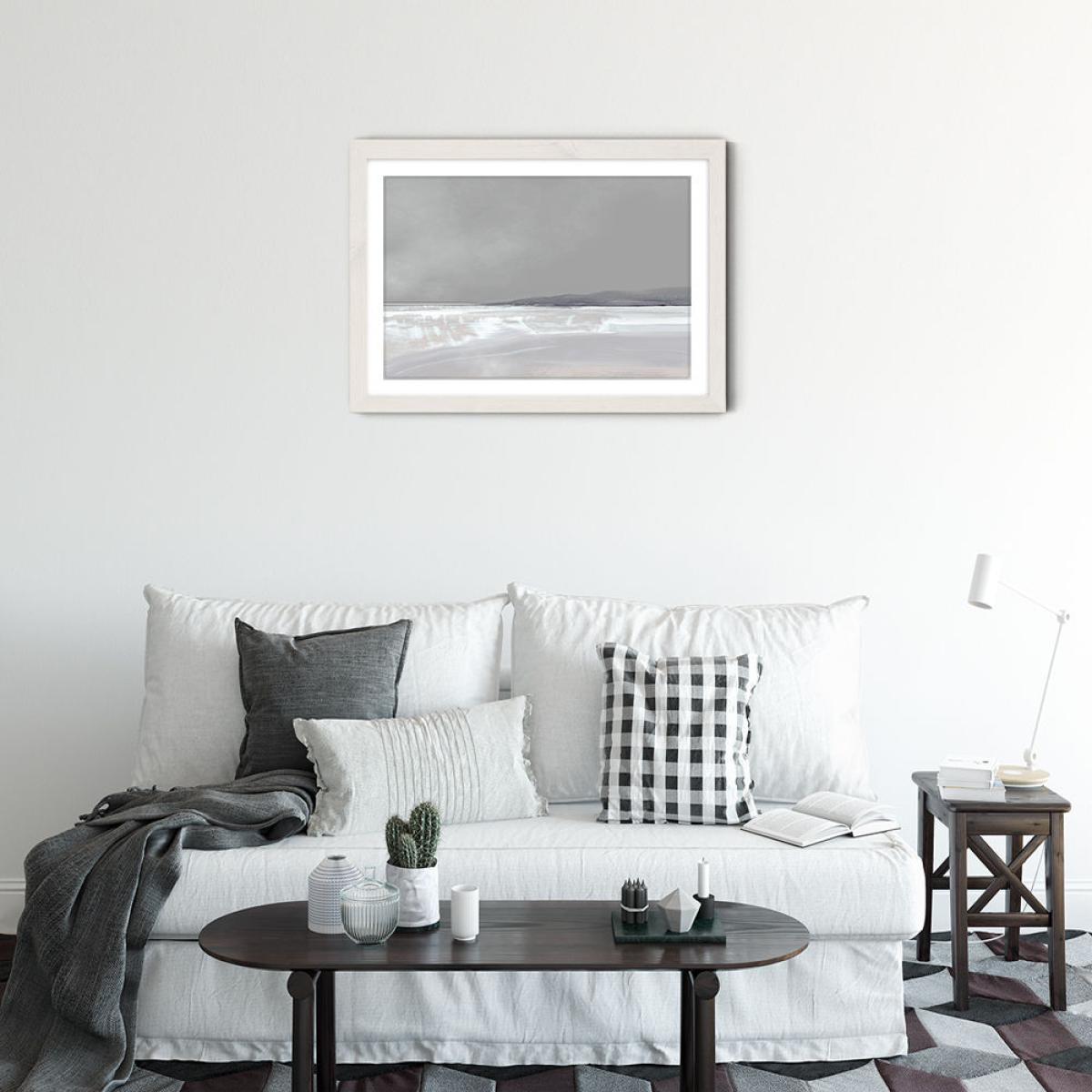 Tides Art Print White Frame – image 2