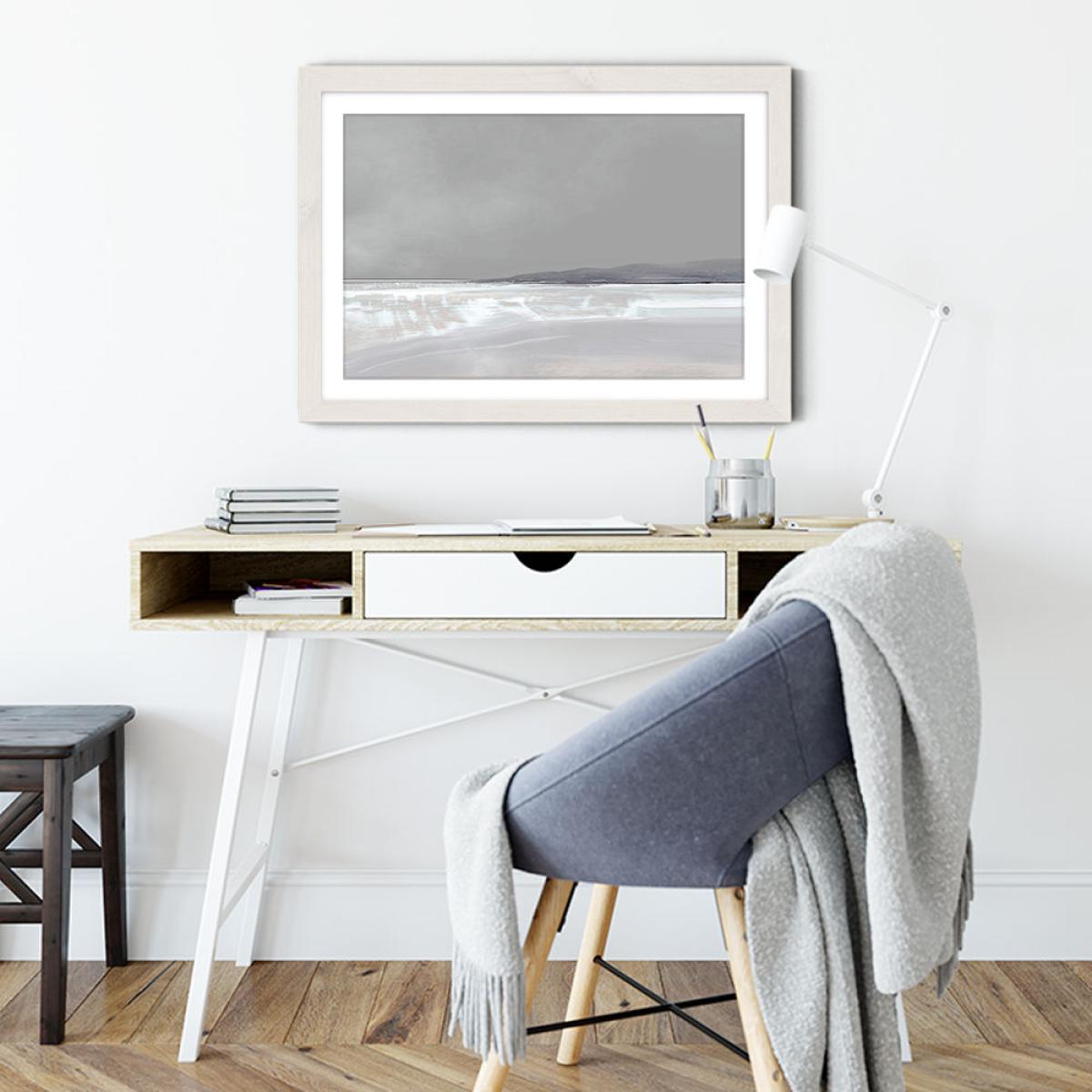 Tides Art Print White Frame – image 4