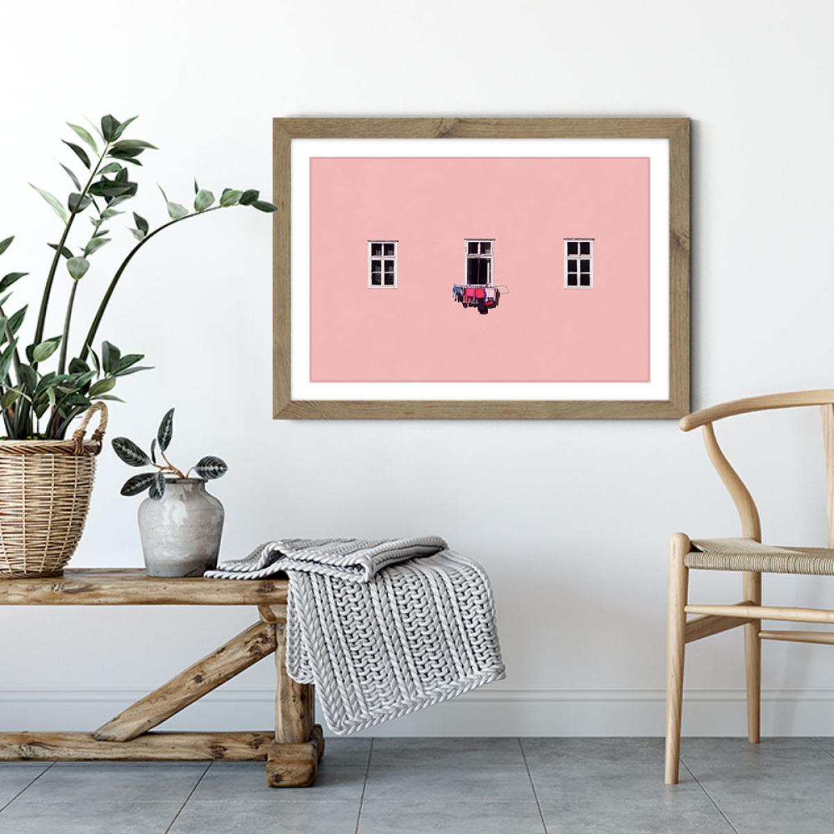 Laundry Day Art Print Oak Frame – image 5