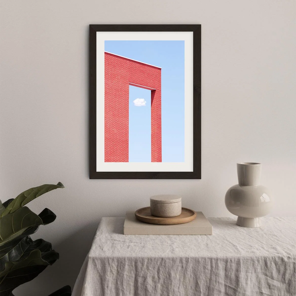 Cloud Gate Art Print Black Frame – image 6