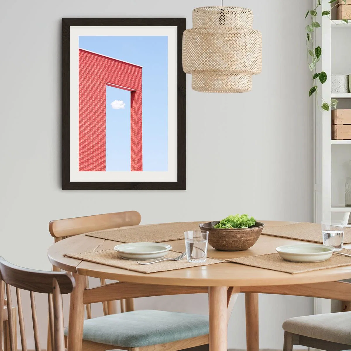 Cloud Gate Art Print Black Frame – image 9