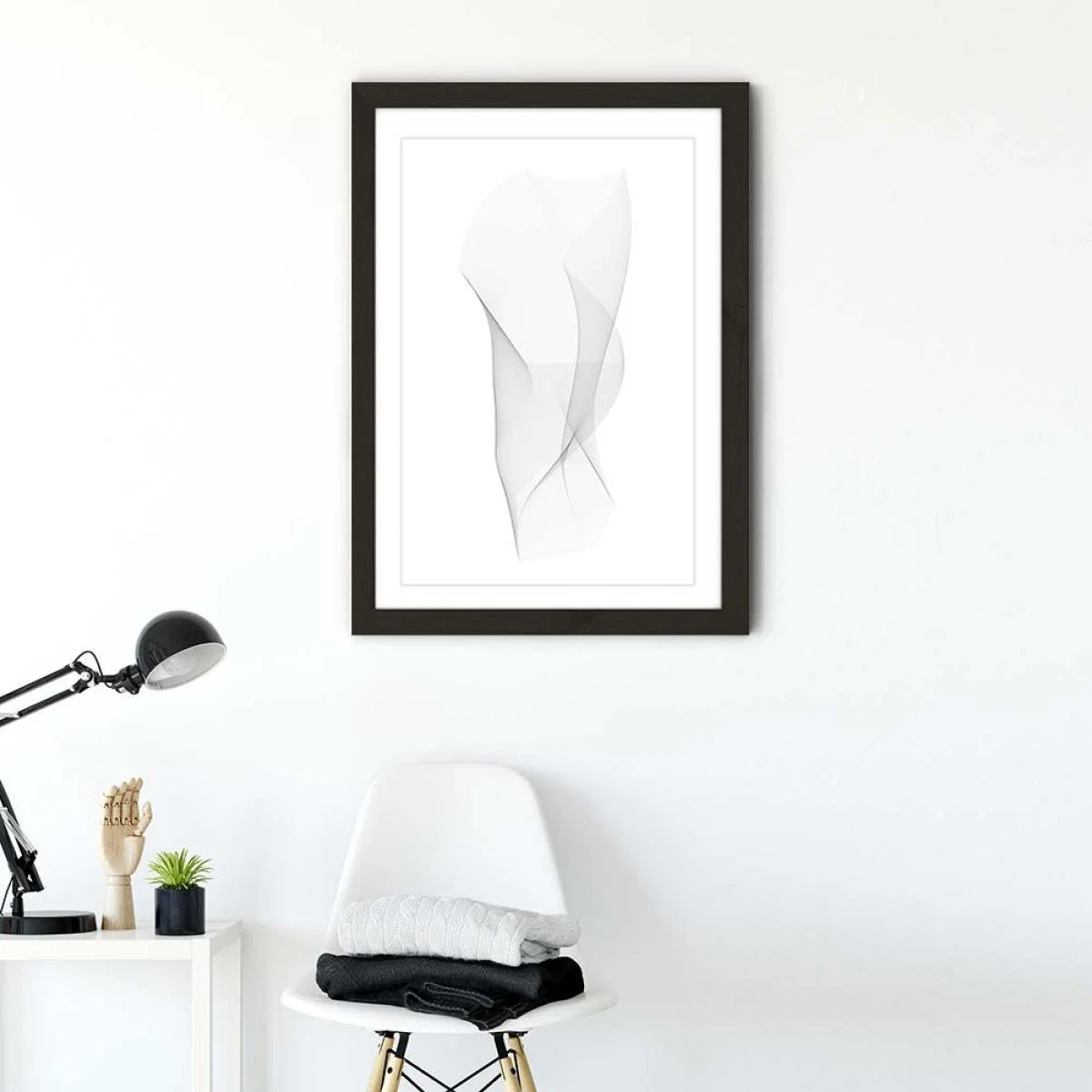 Black Frame Sculpture I Art Print – image 2