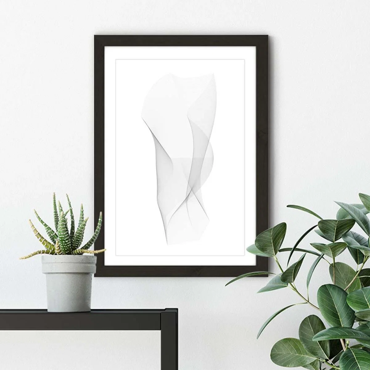 Black Frame Sculpture I Art Print – image 5