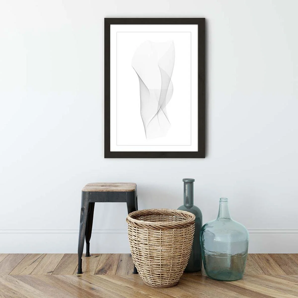 Black Frame Sculpture I Art Print – image 7
