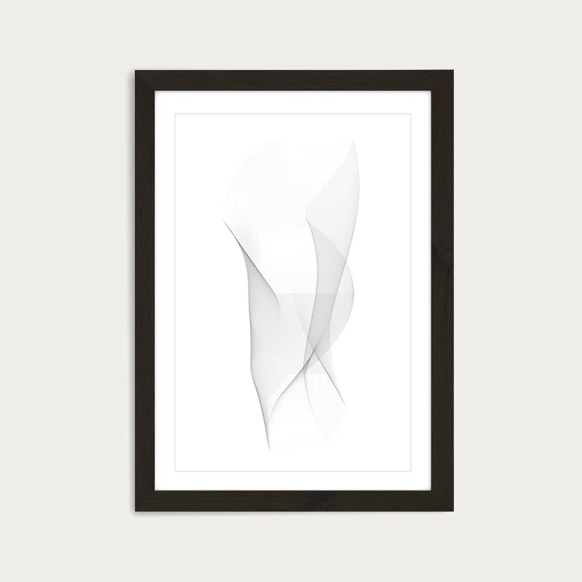 Black Frame Sculpture I Art Print – image 1