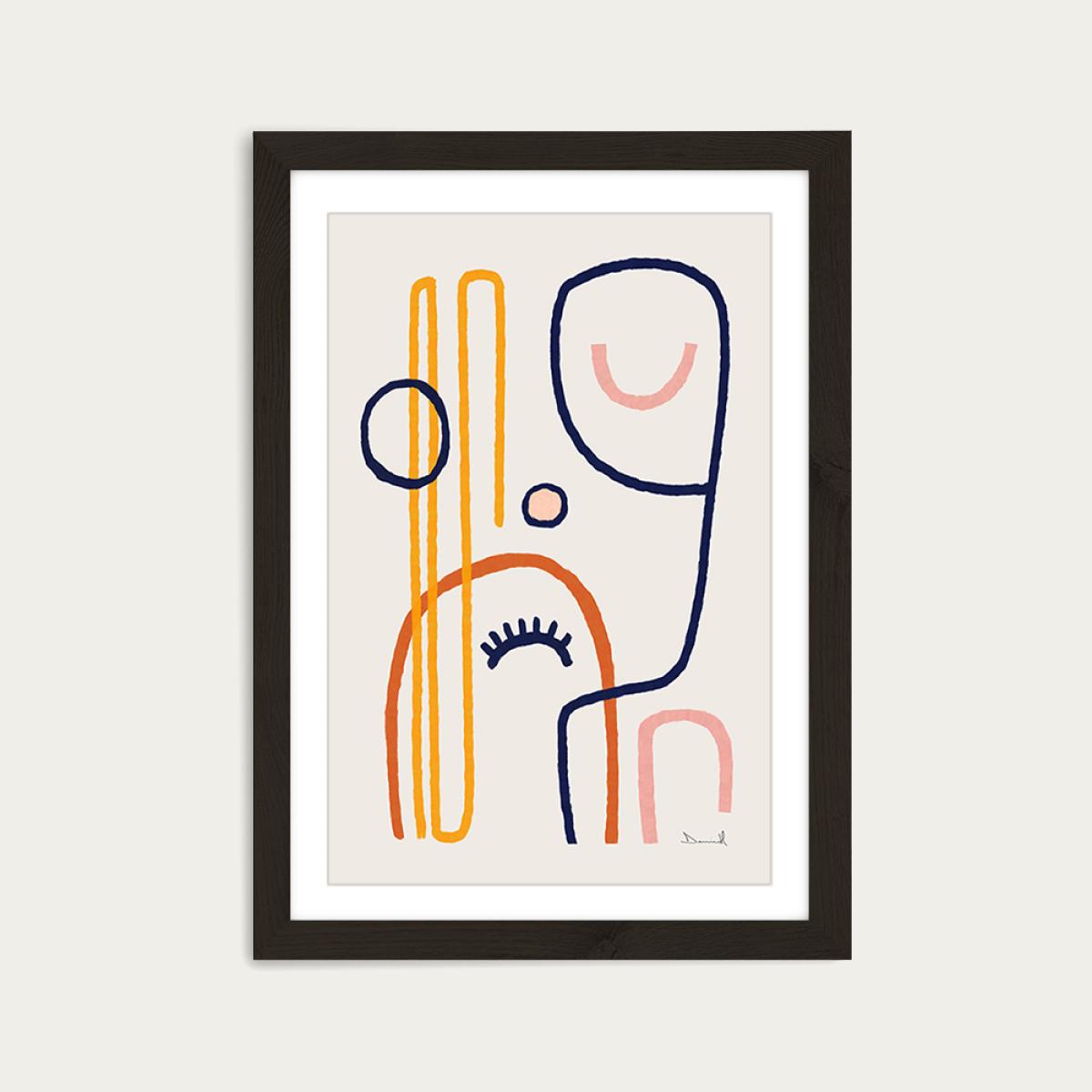 Feel Good II Art Print Black Frame – image 1