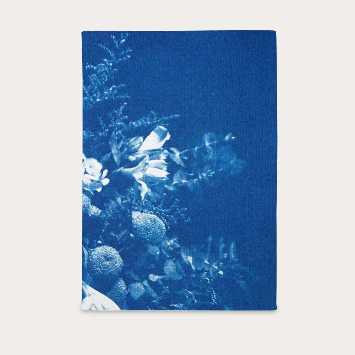 Large Flower Bouquet Handmade Cyanotype Art Print – image 3