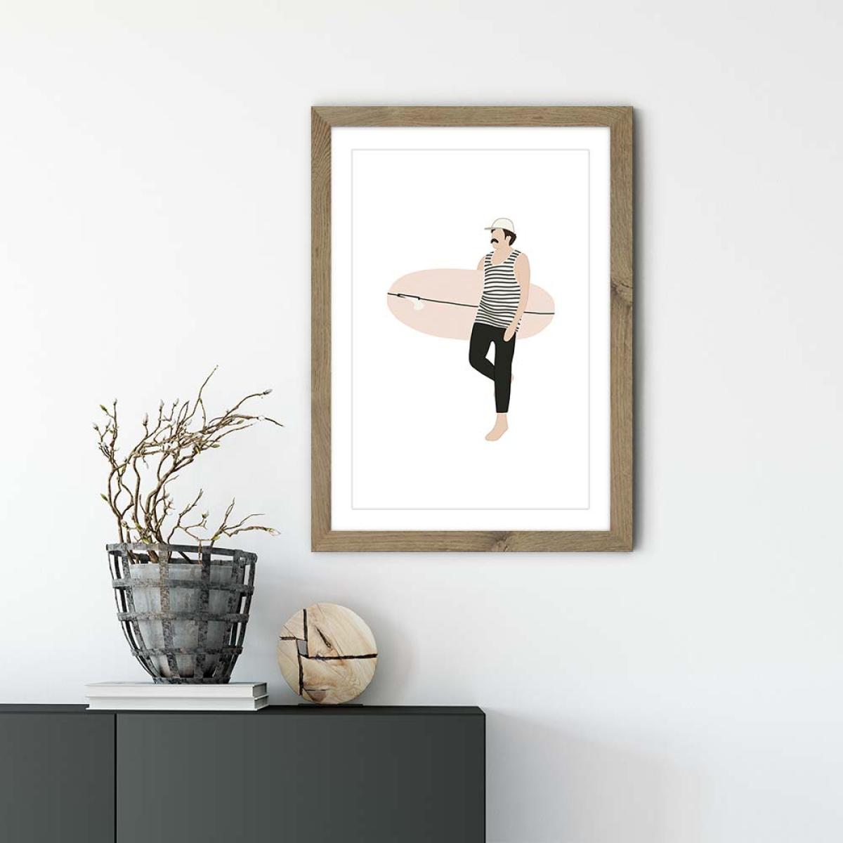 Rado Art Print Oak Frame – image 2