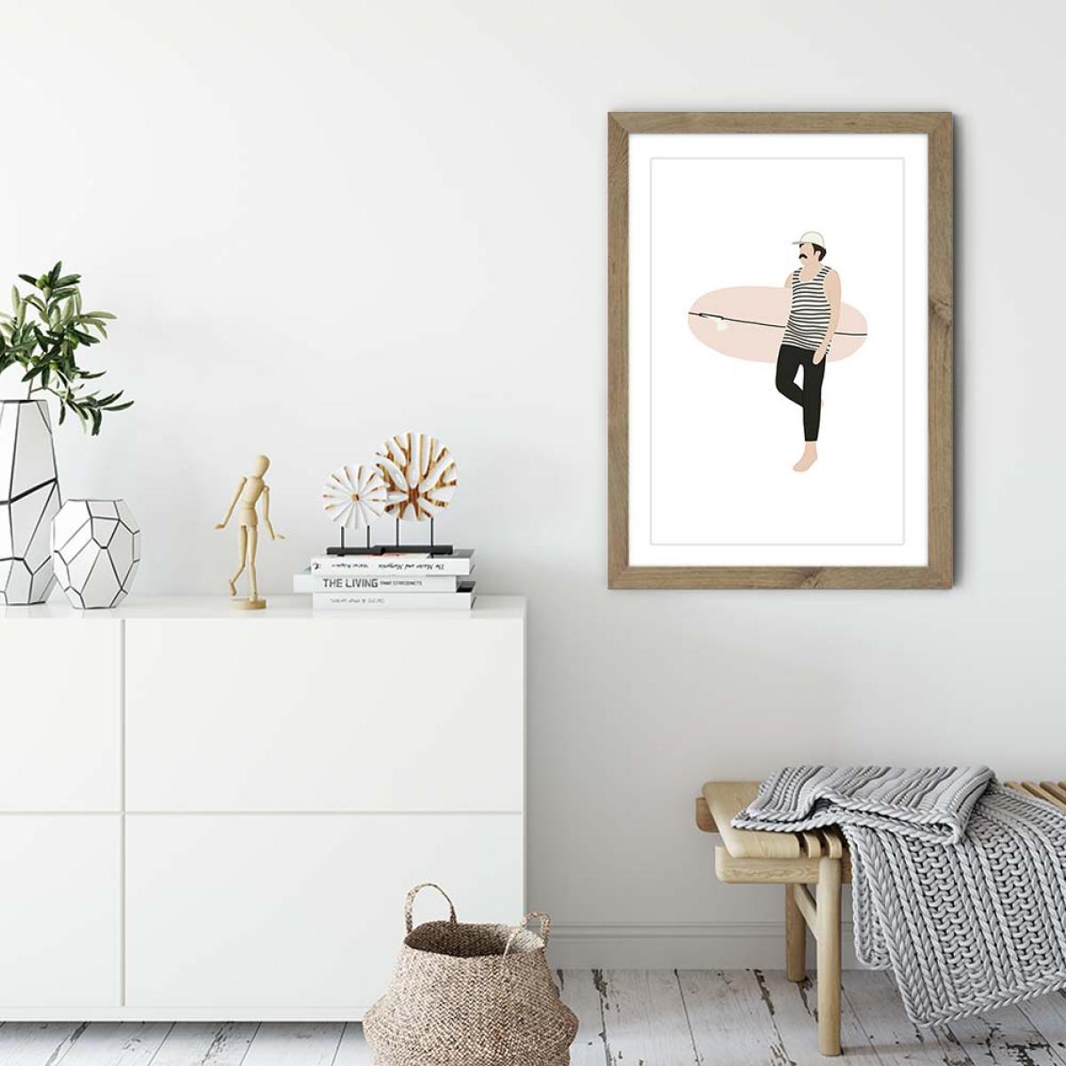 Rado Art Print Oak Frame – image 3