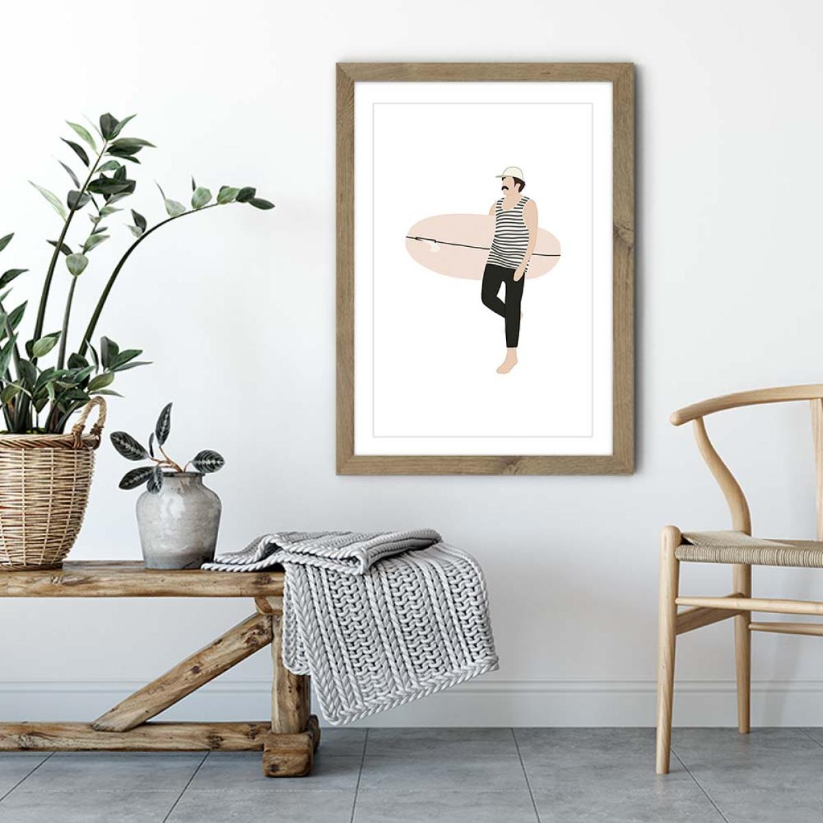 Rado Art Print Oak Frame – image 4