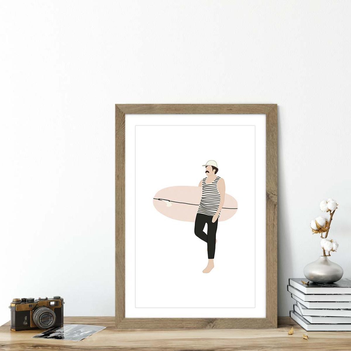 Rado Art Print Oak Frame – image 5