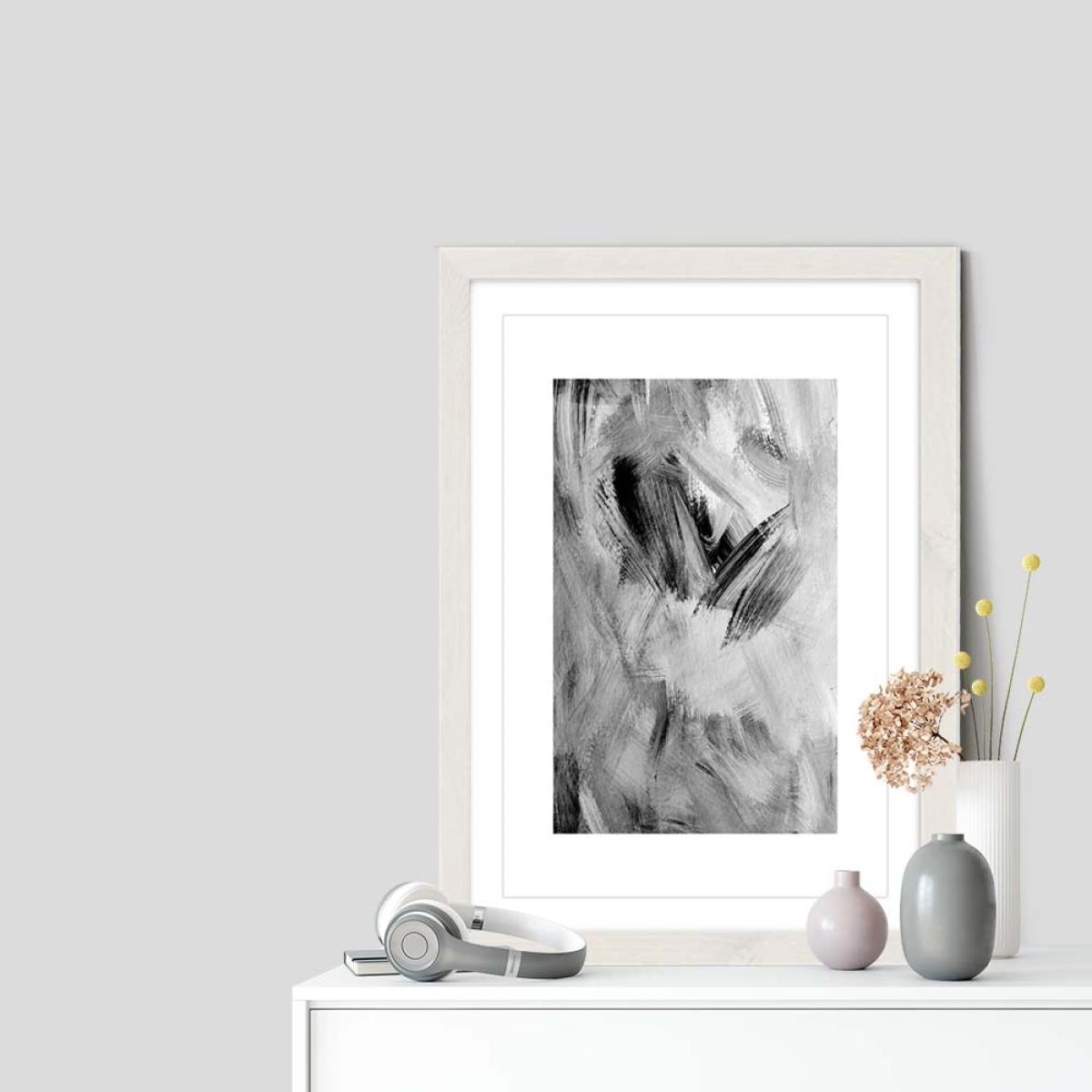 White Frame Painting Art Print – image 7