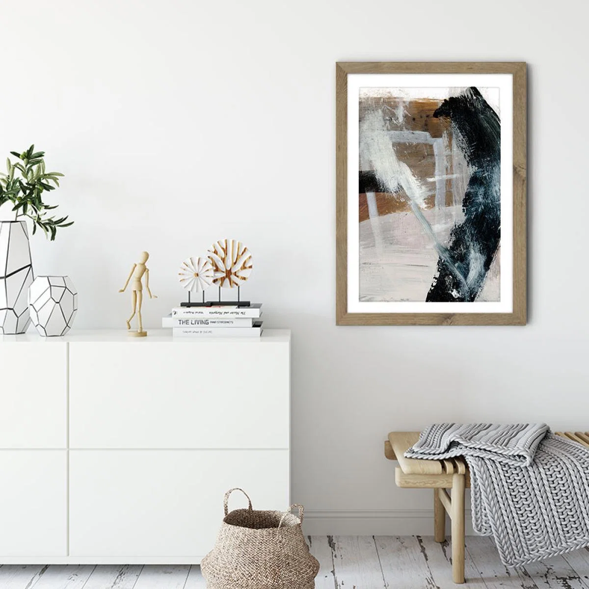 Inviting Art Print Oak Frame – image 2
