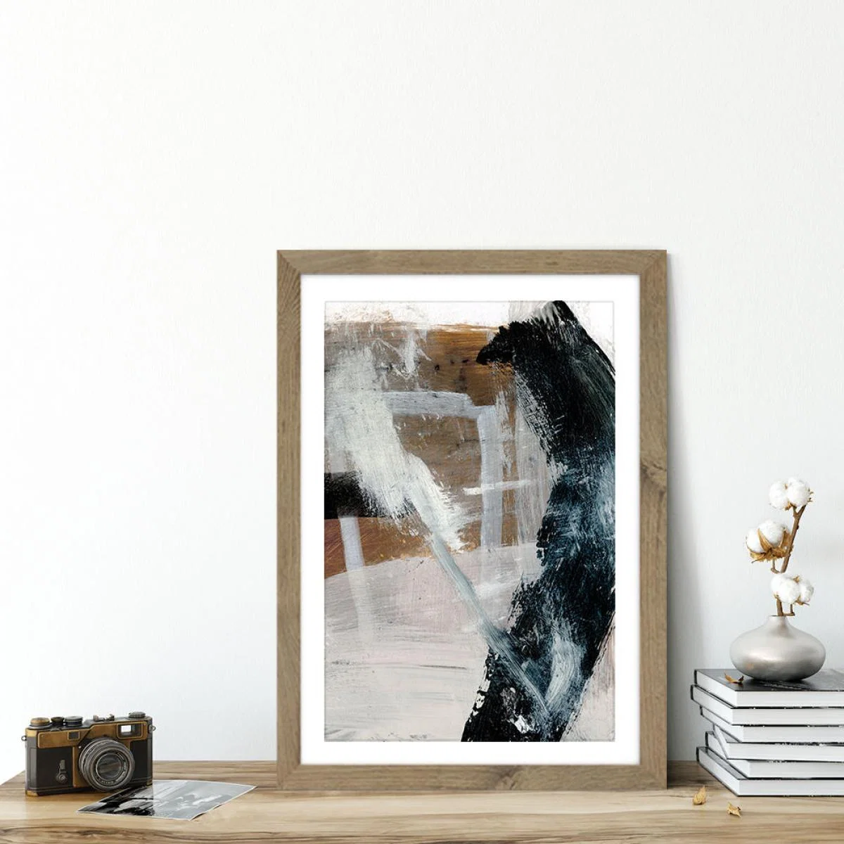 Inviting Art Print Oak Frame – image 4