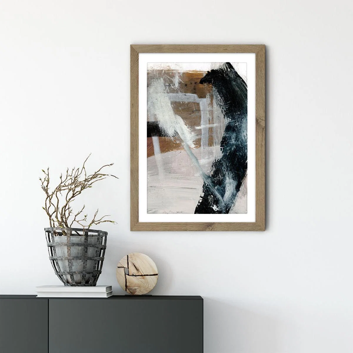 Inviting Art Print Oak Frame – image 6