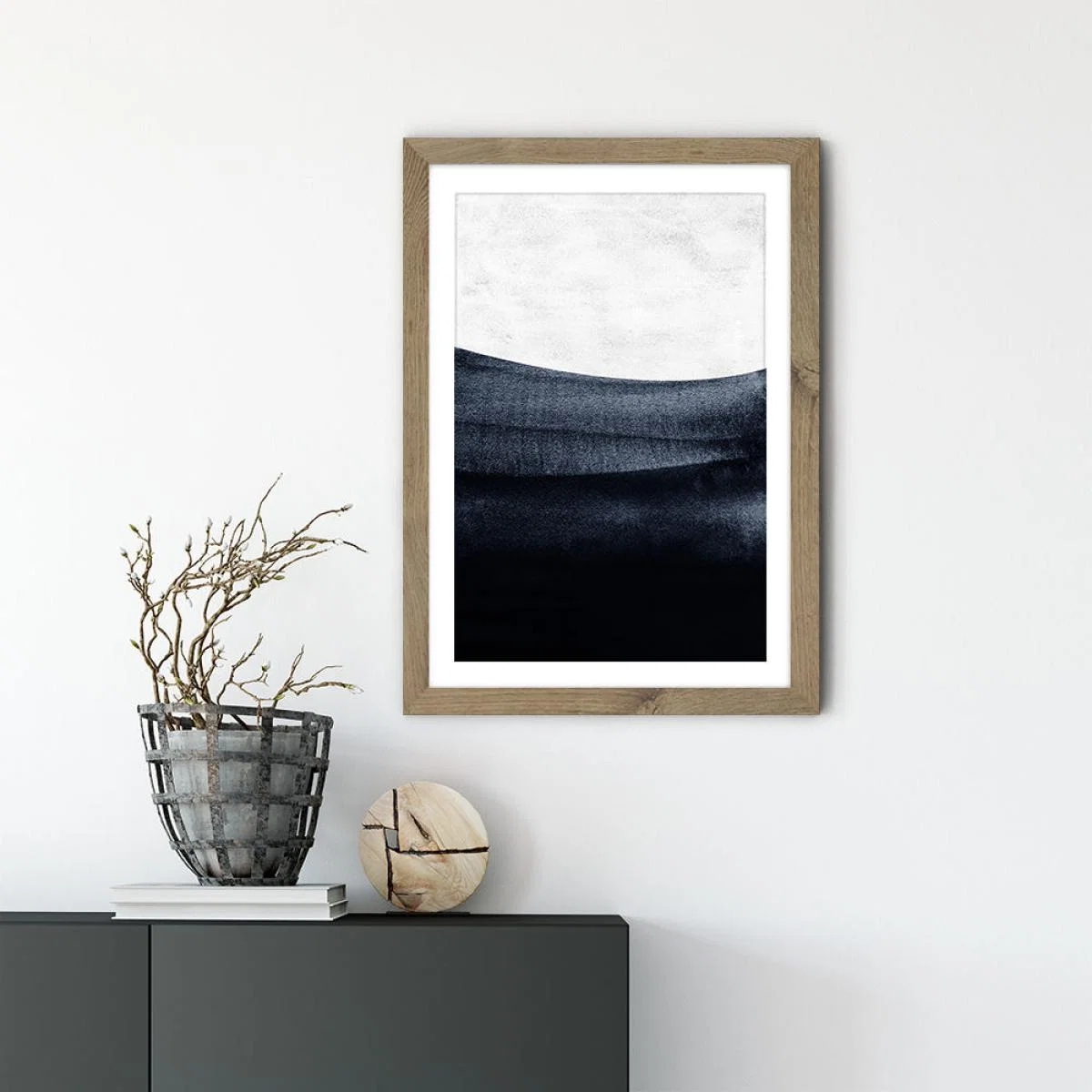 Deniz Art Print Oak Frame – image 5