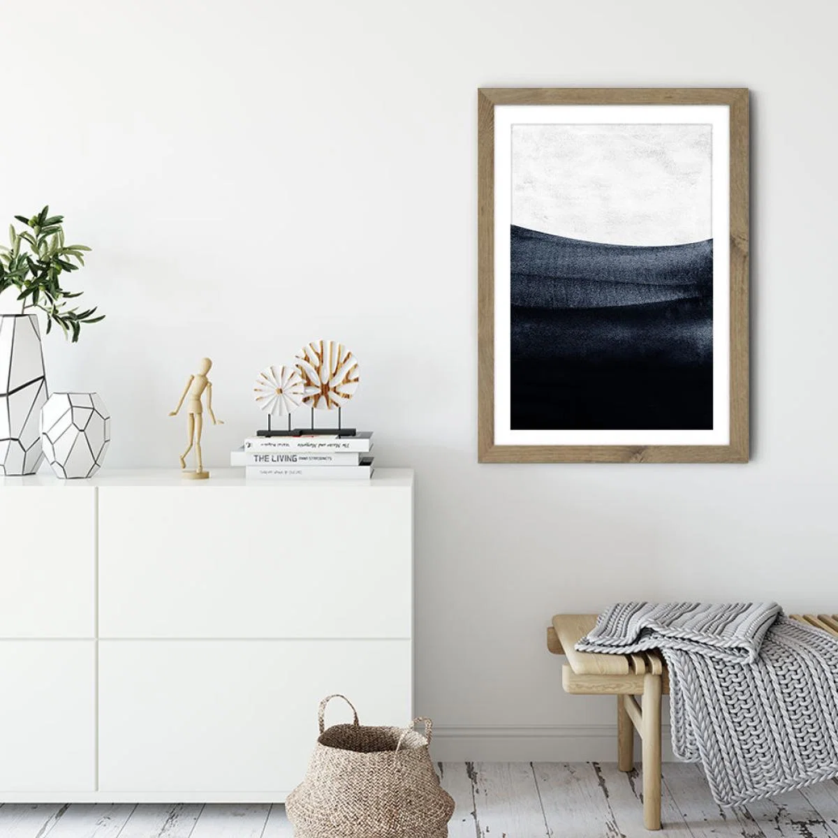 Deniz Art Print Oak Frame – image 6