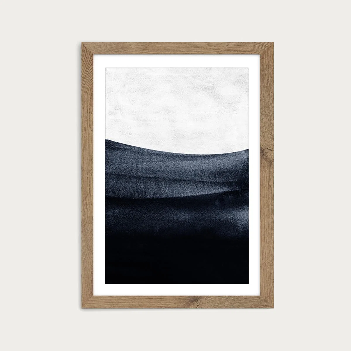 Deniz Art Print Oak Frame – image 1