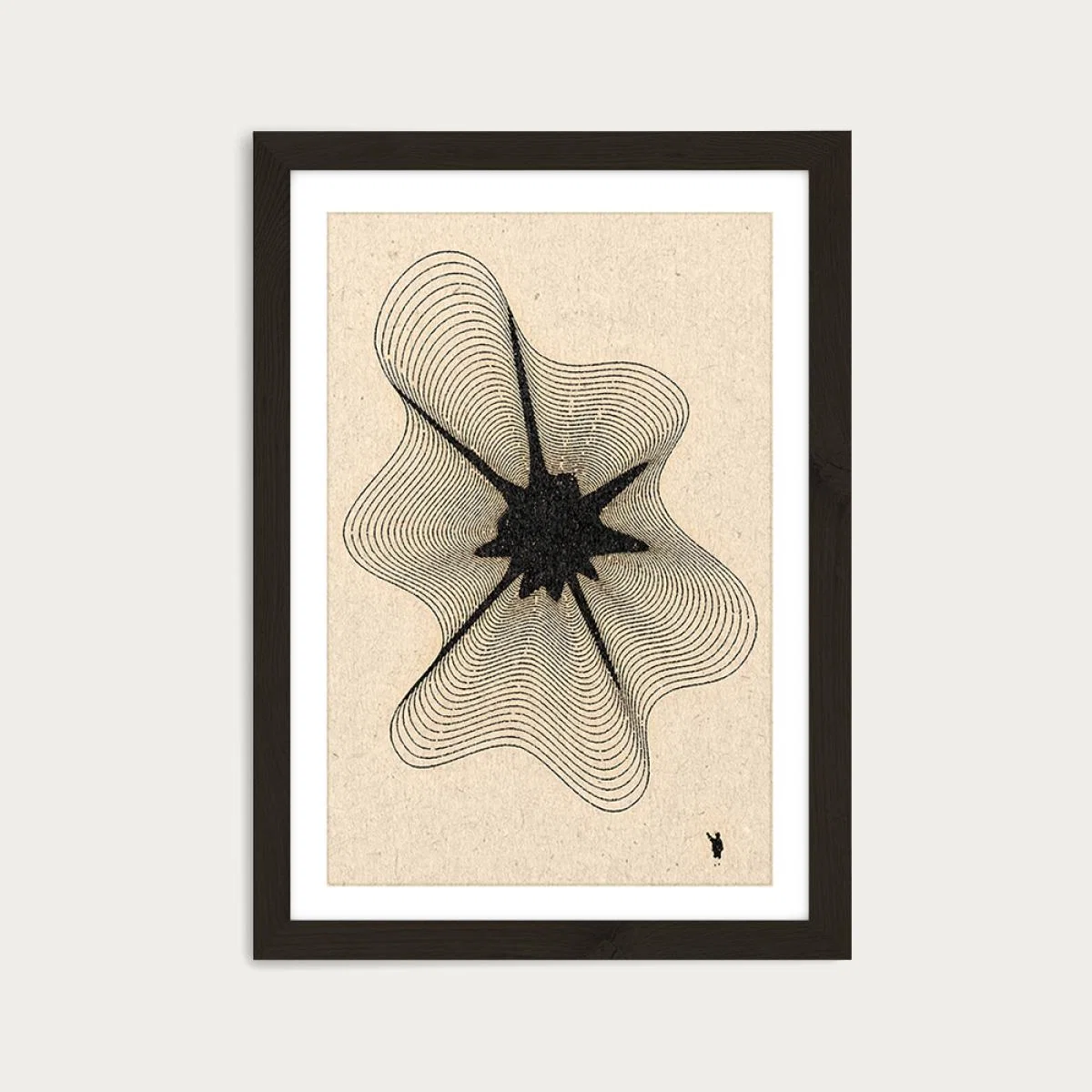 The Door Art Print Black Frame – image 1