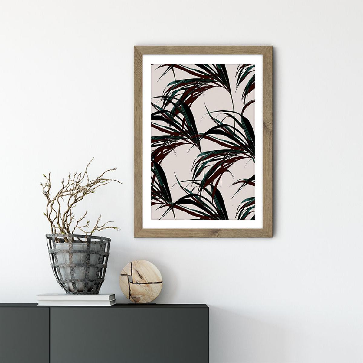 Tropical No. 7 Art Print Oak Frame – image 6