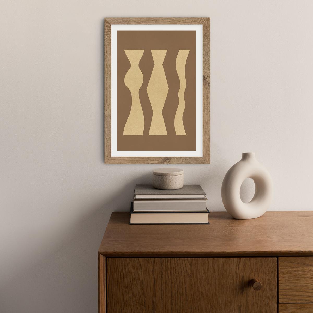 Totem 02 Art Print Oak Frame – image 6
