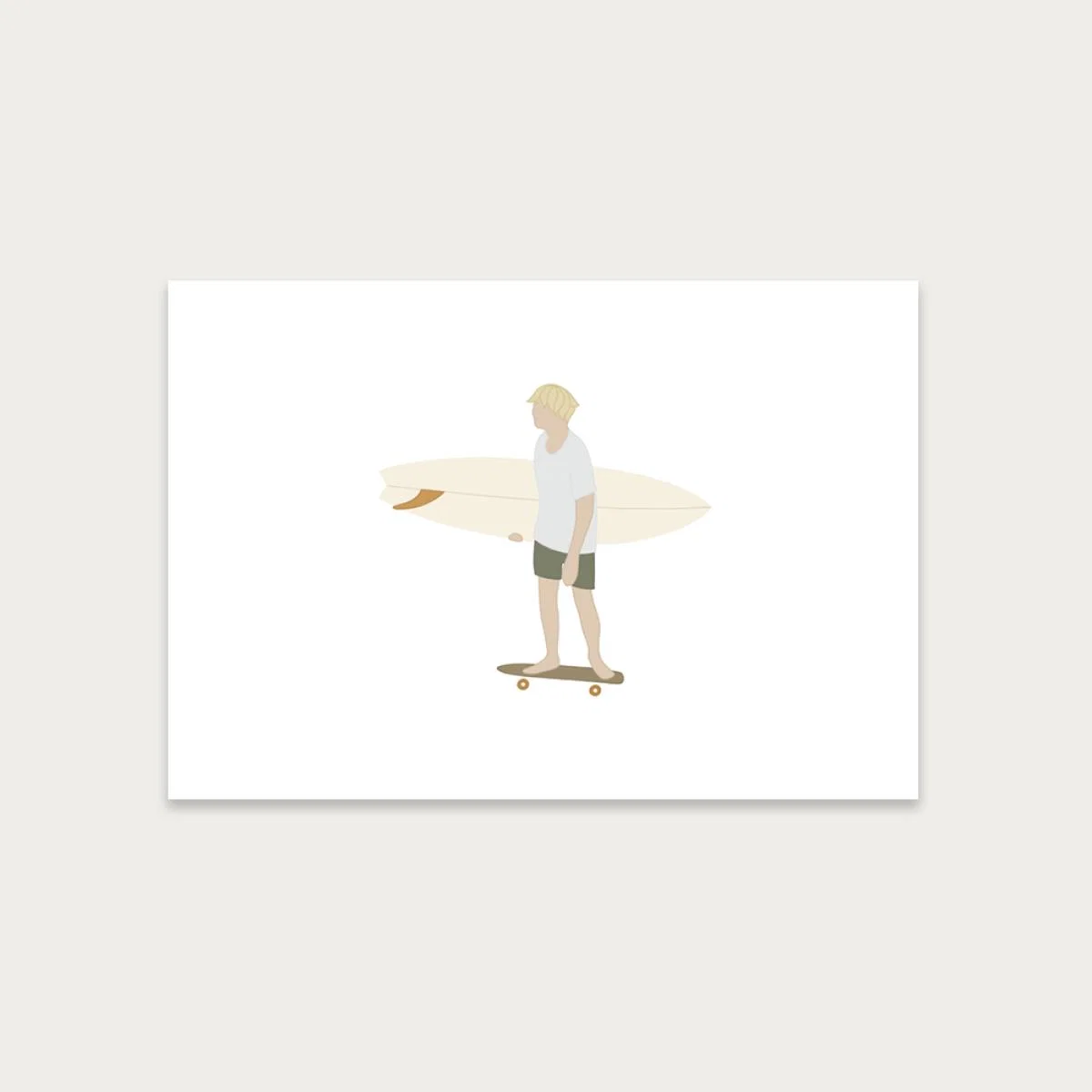 Little Grom Art Print Unframed