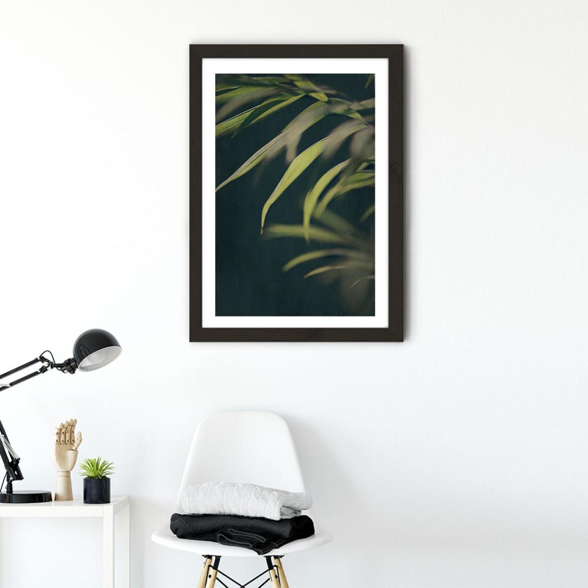 Dark Foliage 2 Art Print Black Frame – image 2