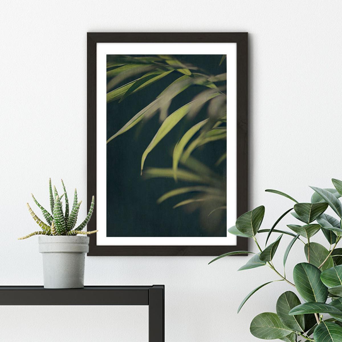 Dark Foliage 2 Art Print Black Frame – image 3