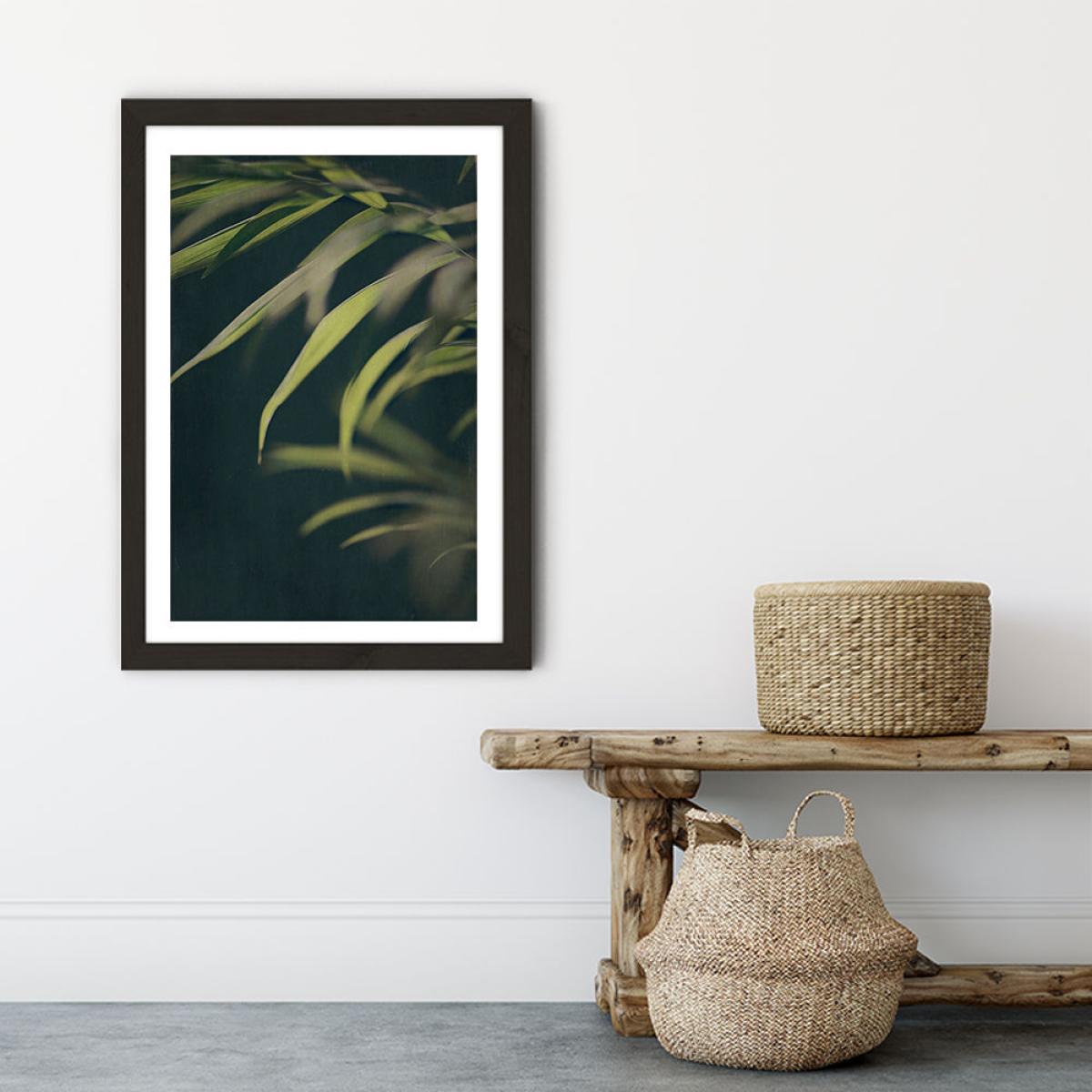 Dark Foliage 2 Art Print Black Frame – image 4
