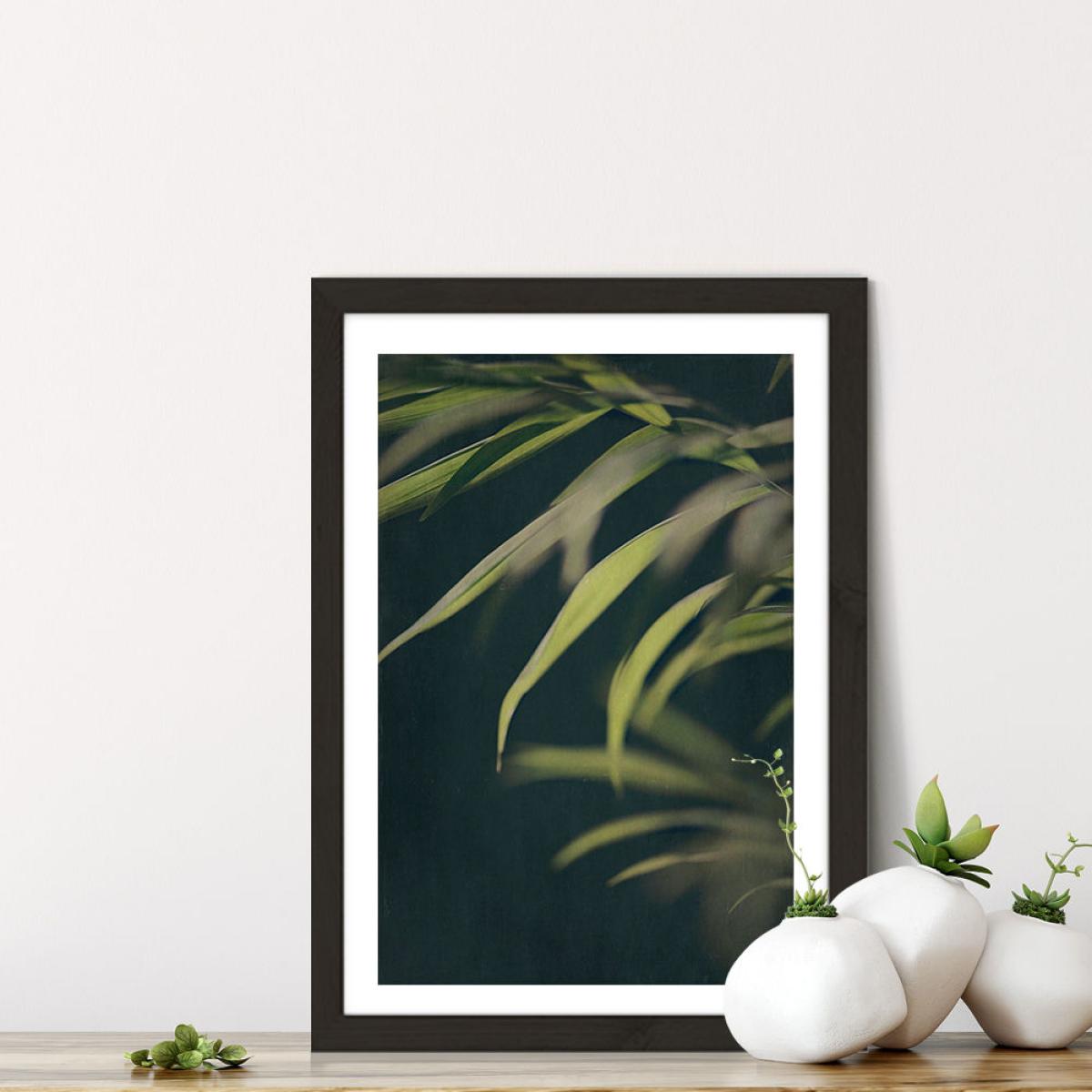 Dark Foliage 2 Art Print Black Frame – image 7