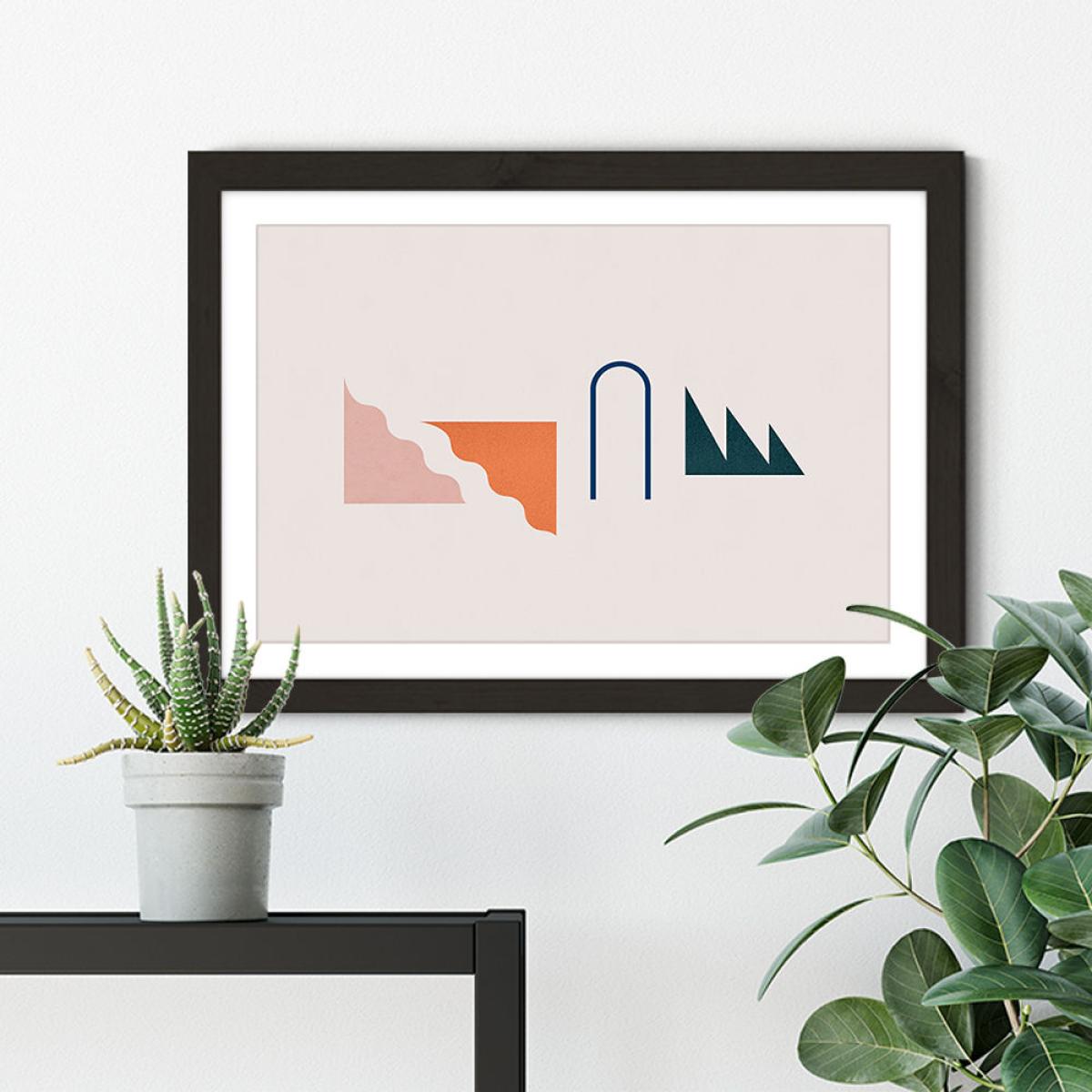 Even Art Print Black Frame – image 3