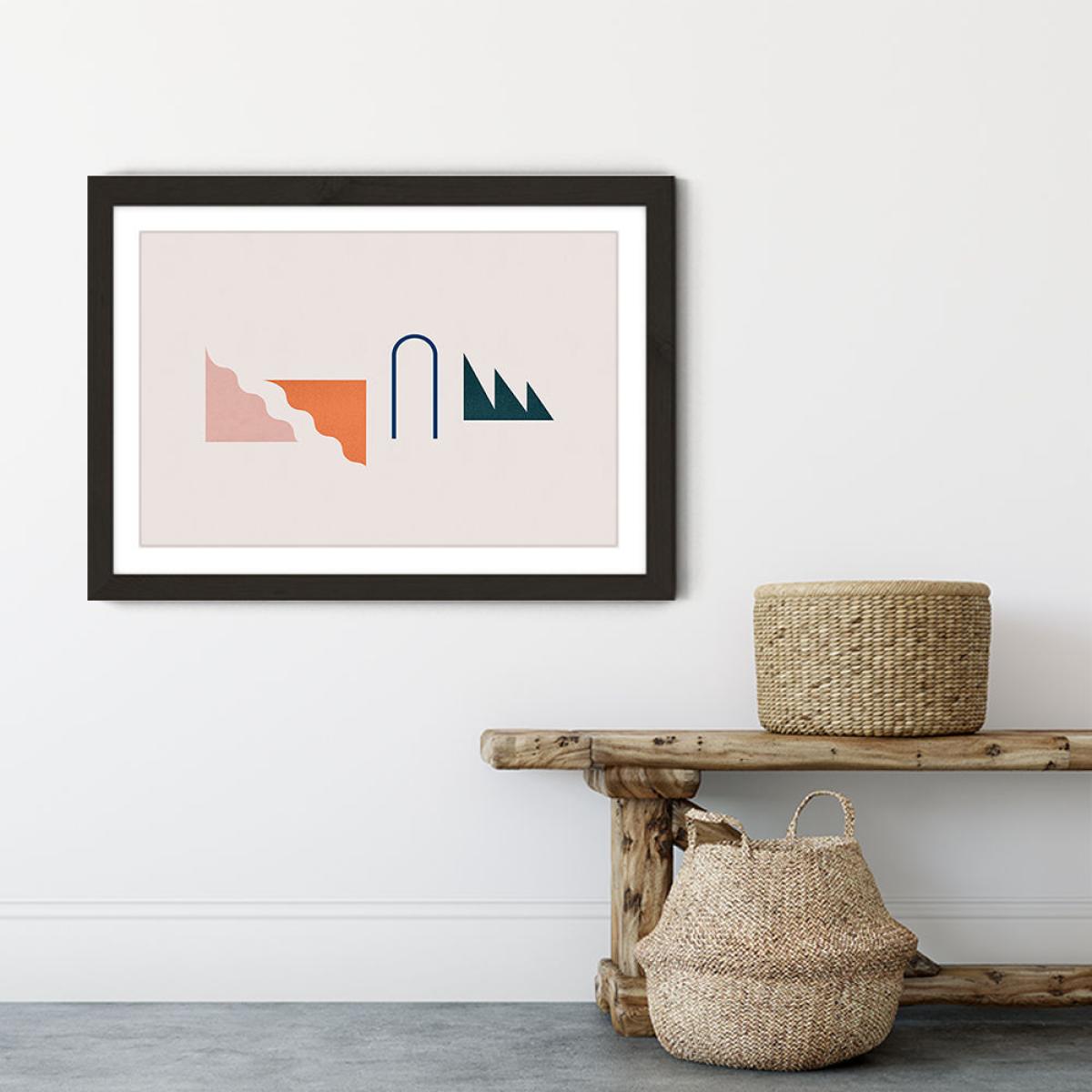 Even Art Print Black Frame – image 4