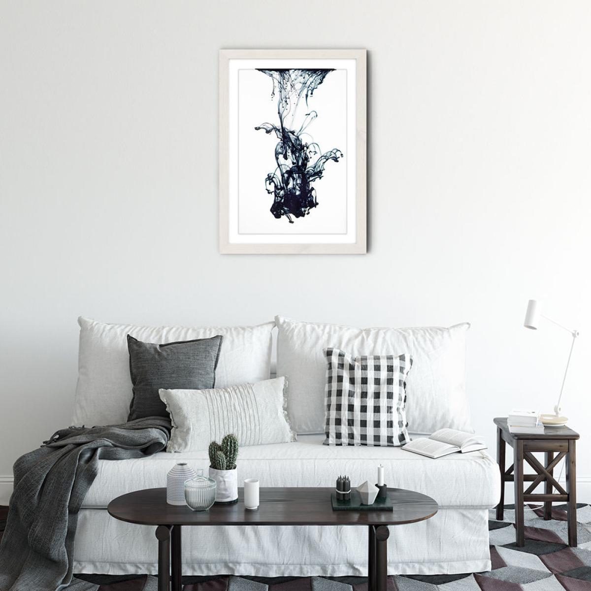 Sudden Movement Art Print White Frame – image 2