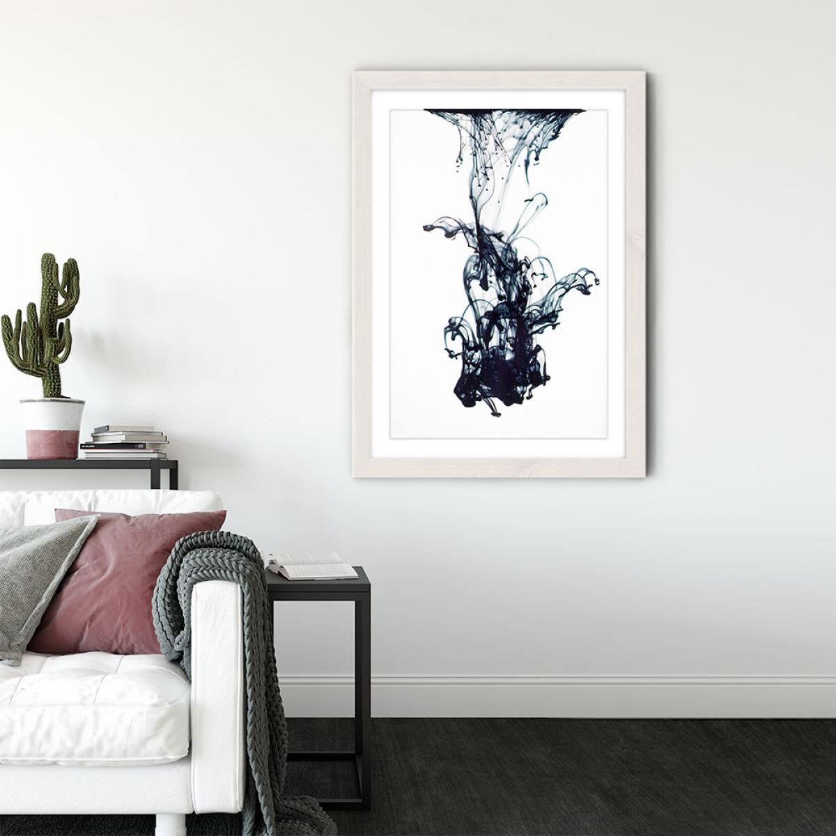 Sudden Movement Art Print White Frame – image 3