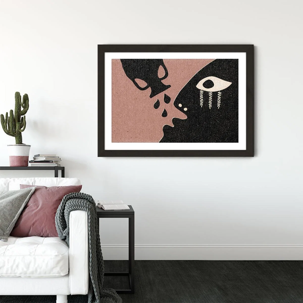 Stay Hydrated Art Print Black Frame – image 2
