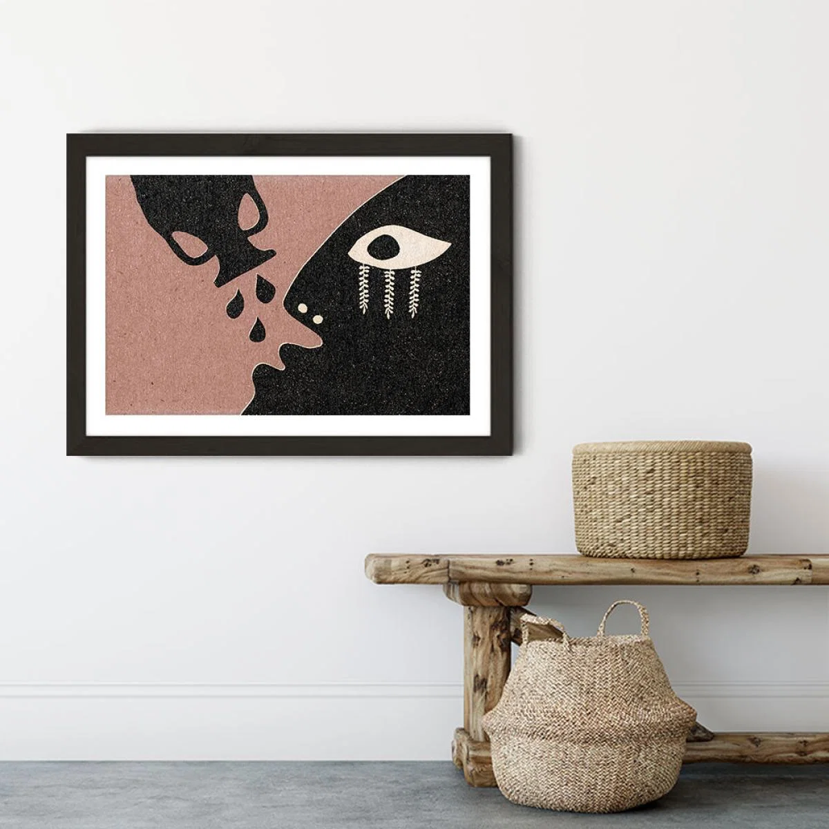 Stay Hydrated Art Print Black Frame – image 4