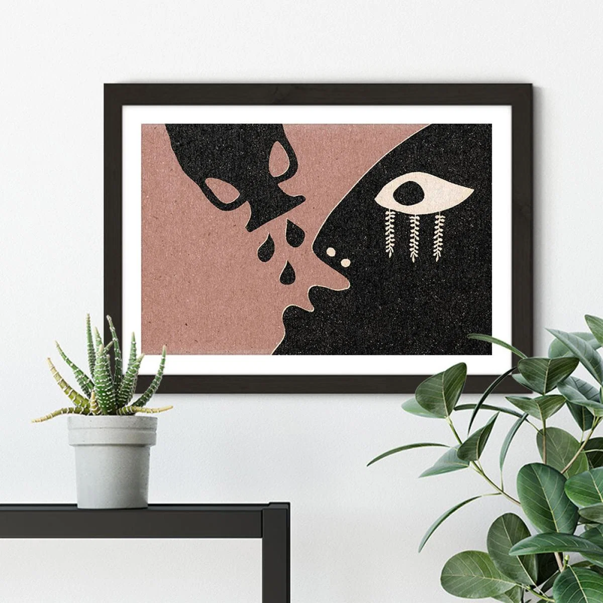 Stay Hydrated Art Print Black Frame – image 5