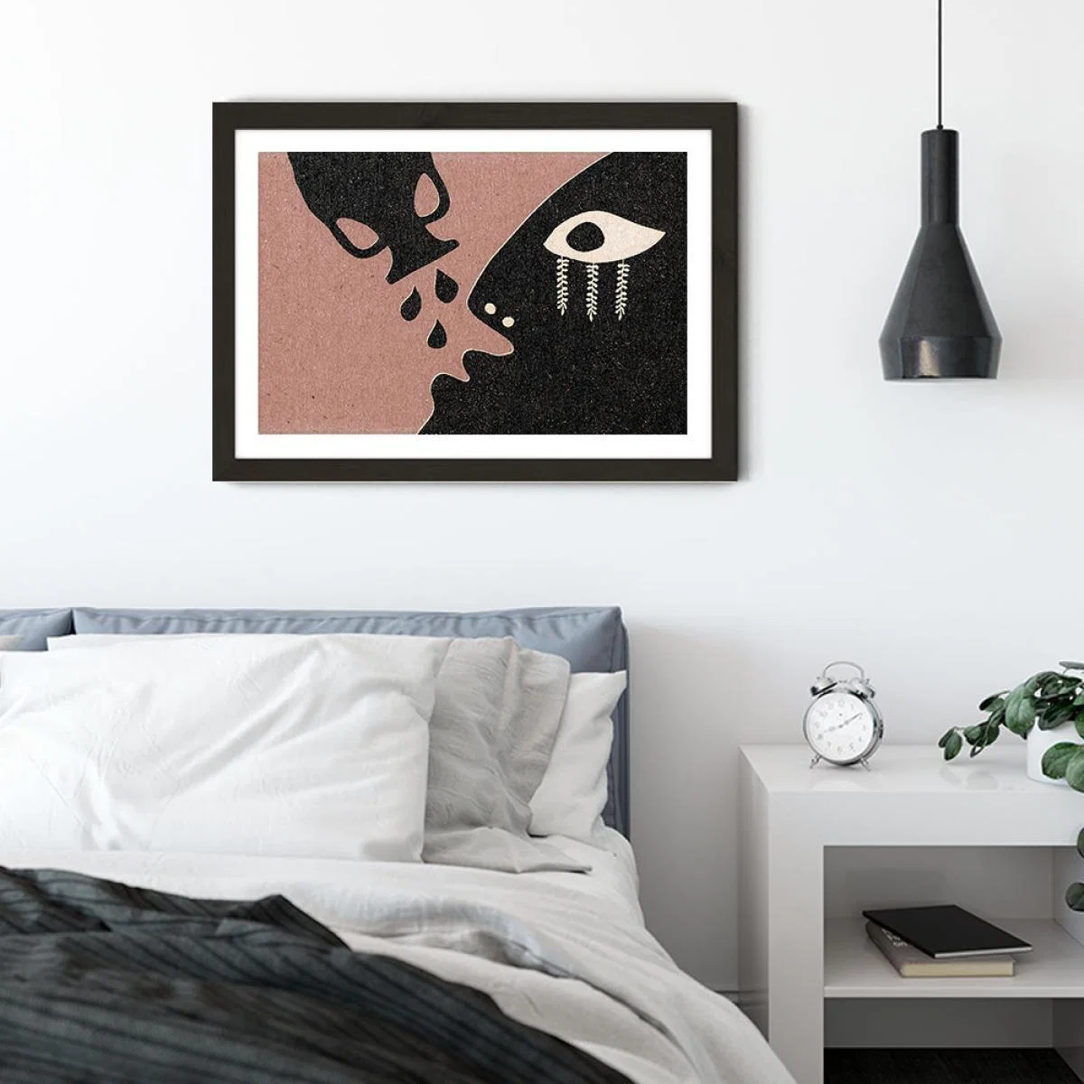 Stay Hydrated Art Print Black Frame – image 6
