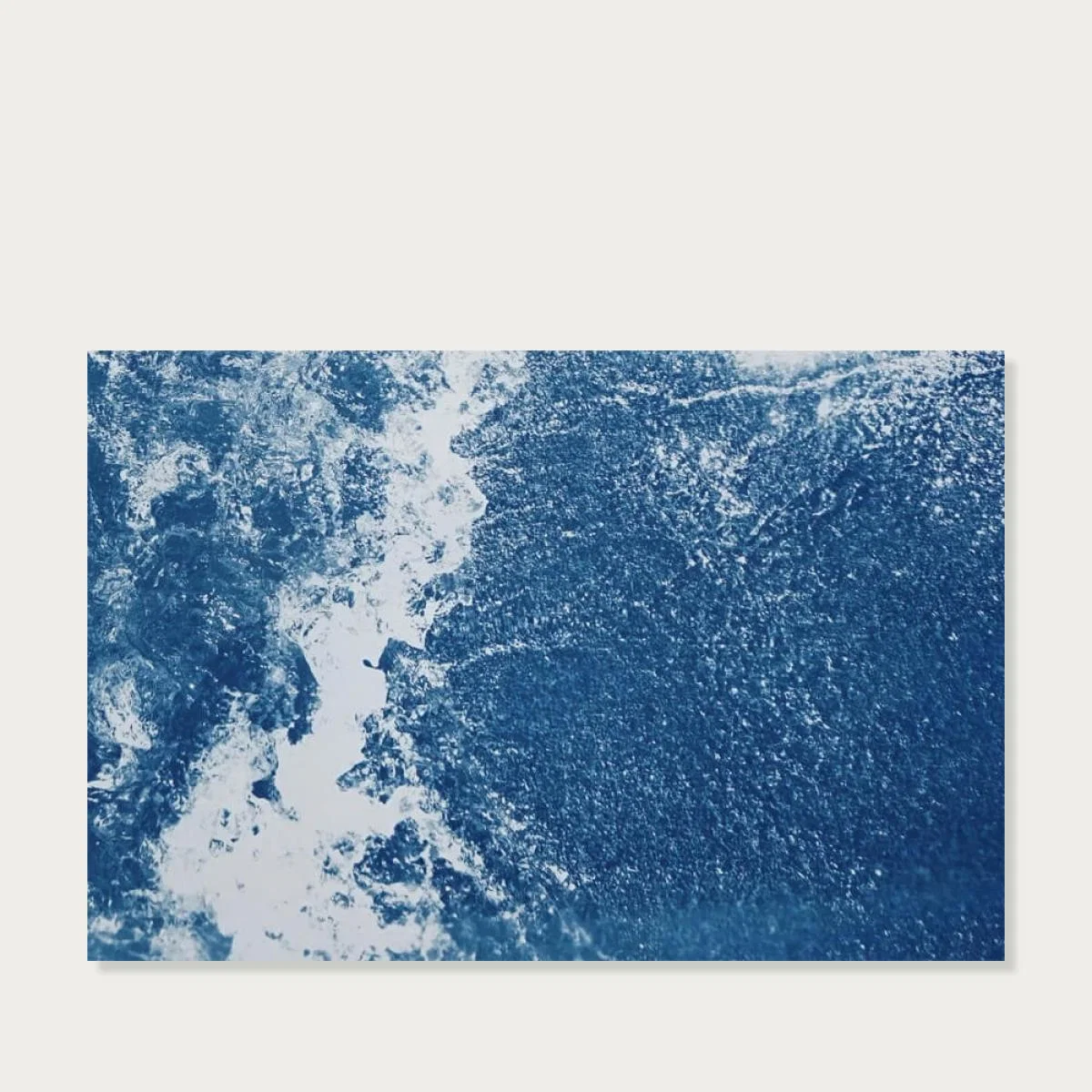 Caribbean Sandy Shore Handmade Cyanotype Art Print – image 3