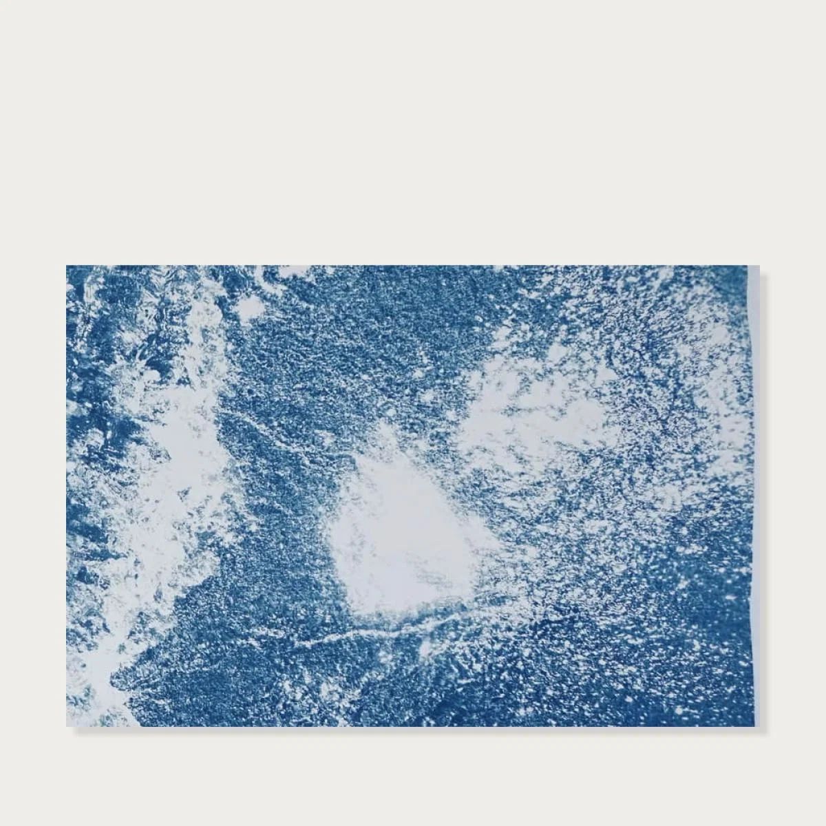 Caribbean Sandy Shore Handmade Cyanotype Art Print – image 5