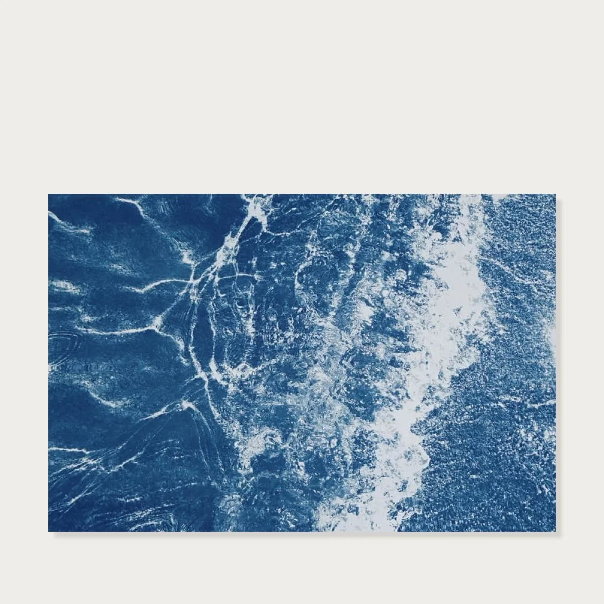 Caribbean Sandy Shore Handmade Cyanotype Art Print – image 7