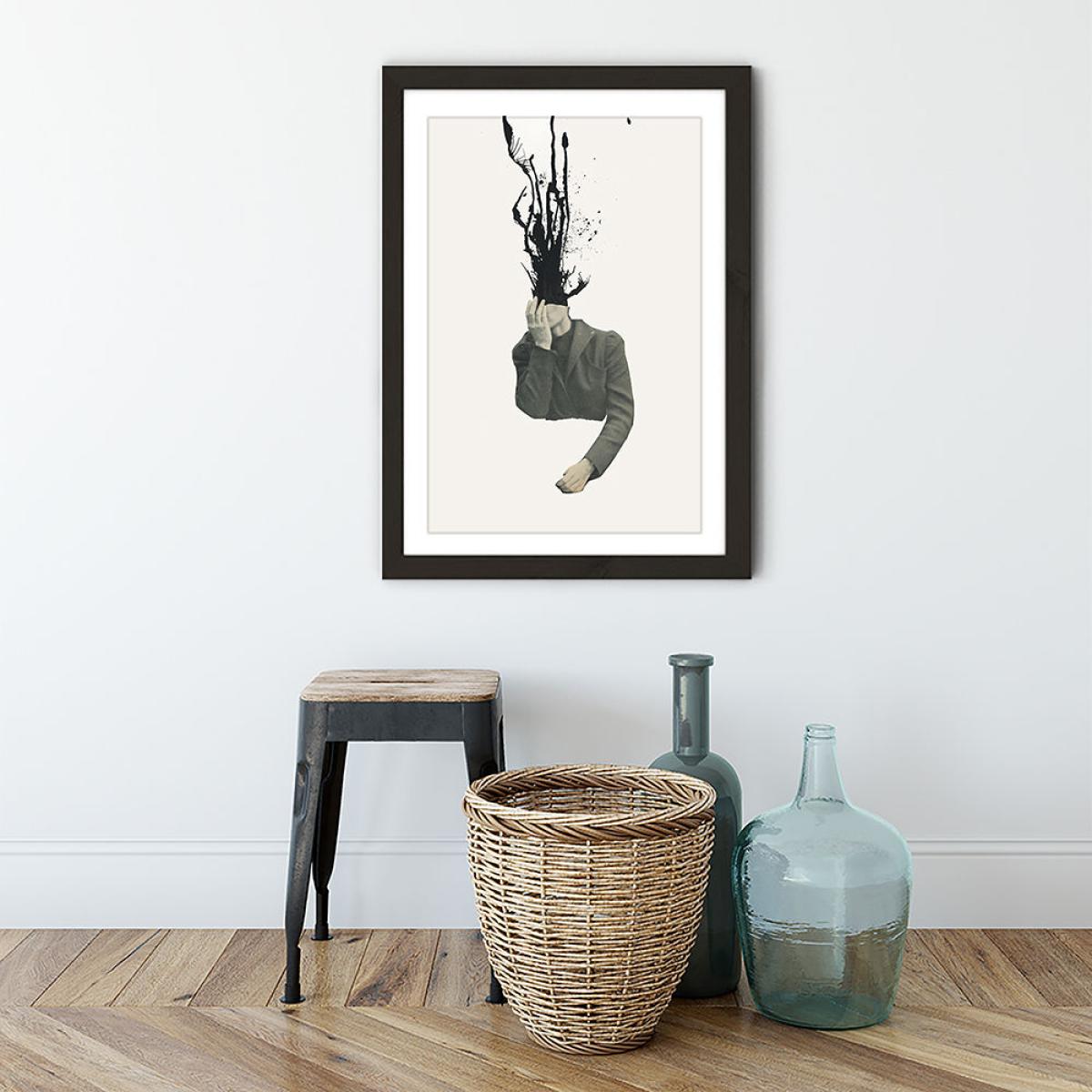 Overwhelming Art Print Black Frame – image 3