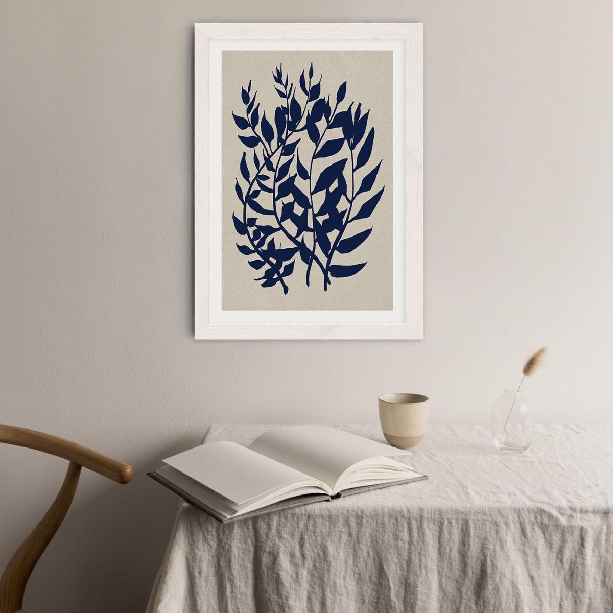 Botany Art Print White Frame – image 2