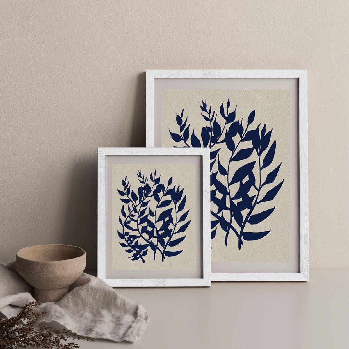 Botany Art Print White Frame – image 11