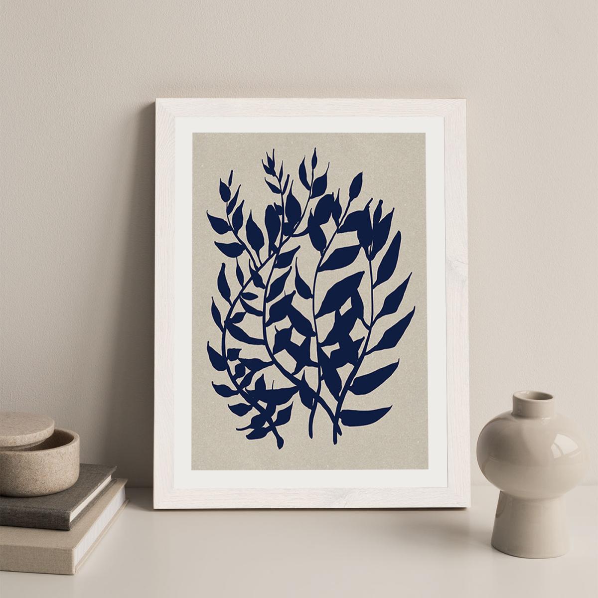Botany Art Print White Frame – image 4