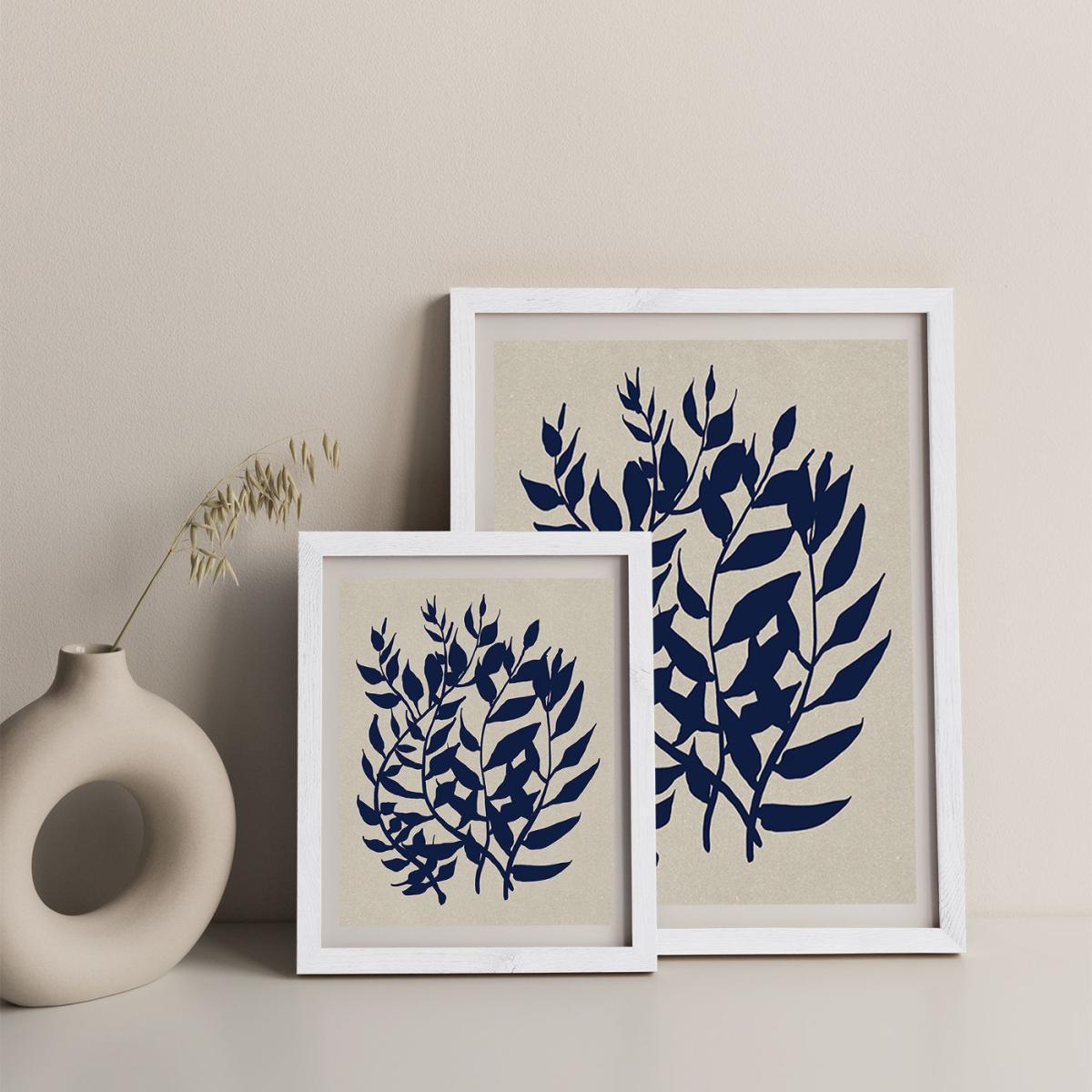 Botany Art Print White Frame – image 8