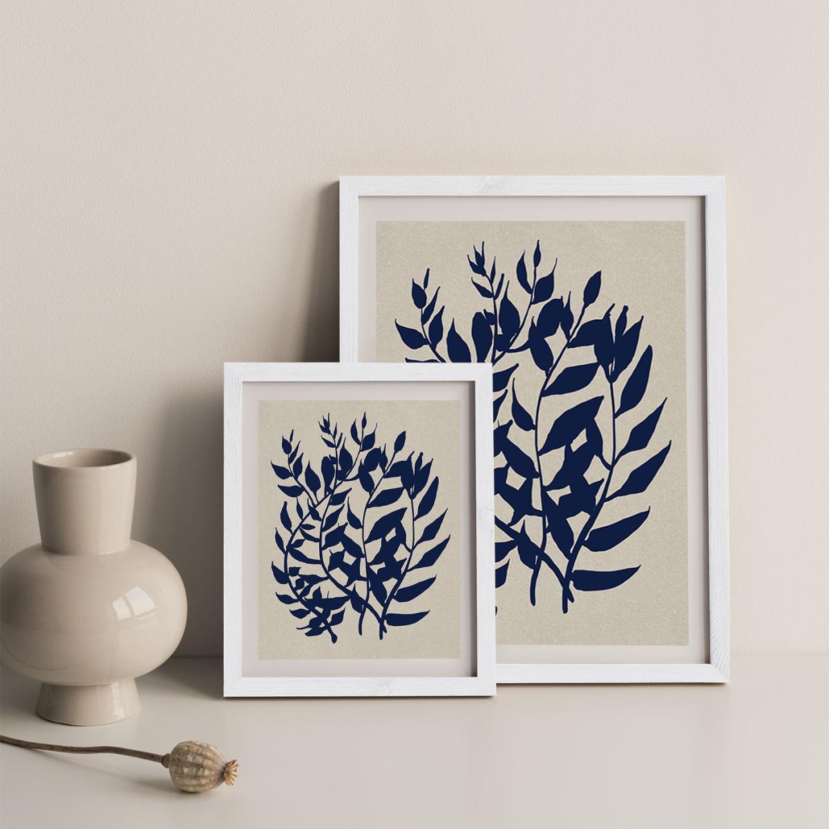 Botany Art Print White Frame – image 10